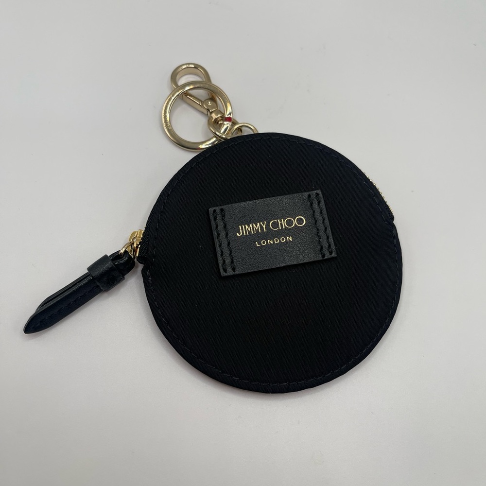 Jimmy Choo Round keychain and coin purse